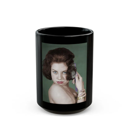 June Palmer #233 (Vintage Female Icon) Black Coffee Mug-15oz-Go Mug Yourself