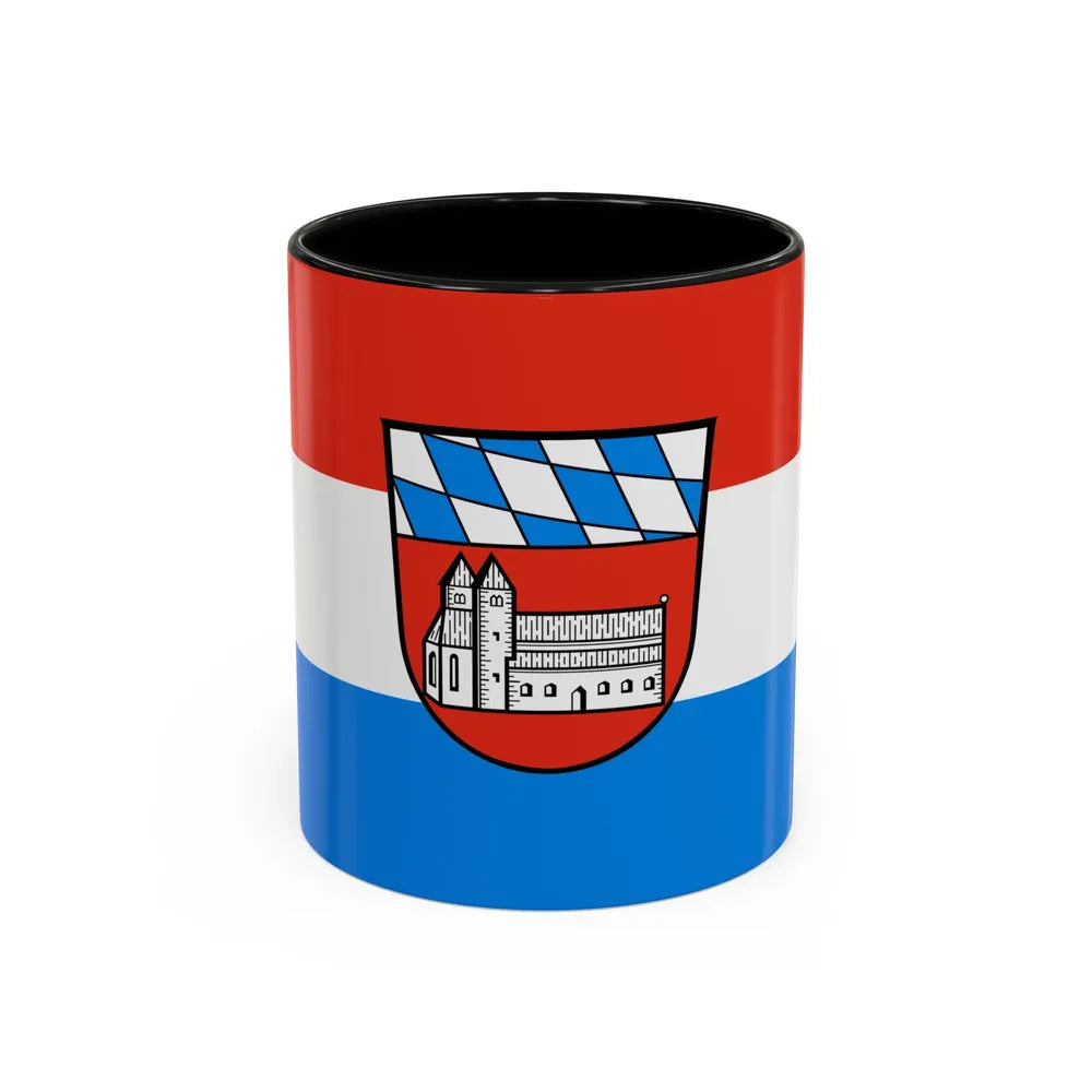 Flag of Cham Germany - Accent Coffee Mug-11oz-Black-Go Mug Yourself