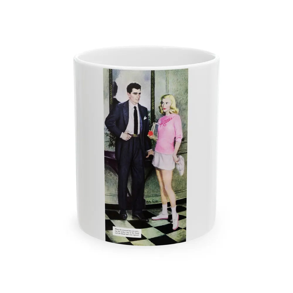 Come Be My Love (2), Saturday Evening Post, August 2, 1947 - White Coffee Mug-11oz-Go Mug Yourself