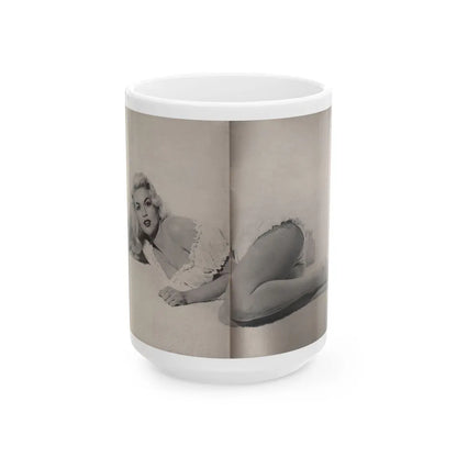 Jayne Mansfield #313 - JAYNE Pocket Magazine Joined (Vintage Female Icon) White Coffee Mug-15oz-Go Mug Yourself