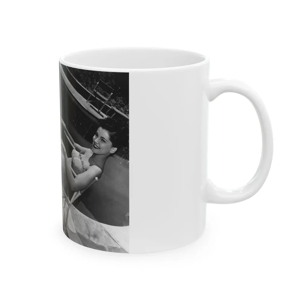 Debra Paget #626 (Vintage Female Icon) White Coffee Mug-Go Mug Yourself