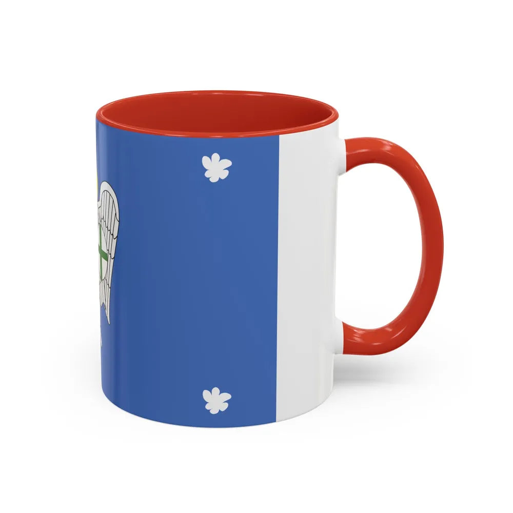 Flag of Iklin Malta - Accent Coffee Mug-Go Mug Yourself