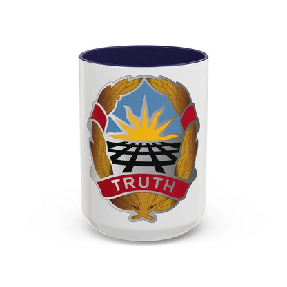 Operational Test Command (U.S. Army) Accent Coffee Mug-15oz-Navy-Go Mug Yourself