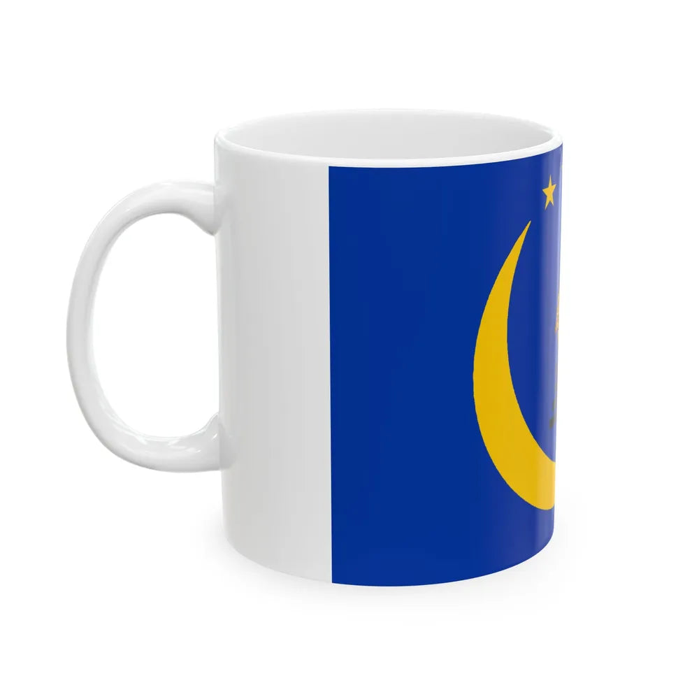 Flag of Koror Palau - White Coffee Mug-Go Mug Yourself