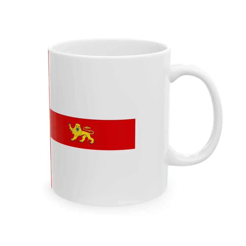 Flag of York UK - White Coffee Mug-Go Mug Yourself