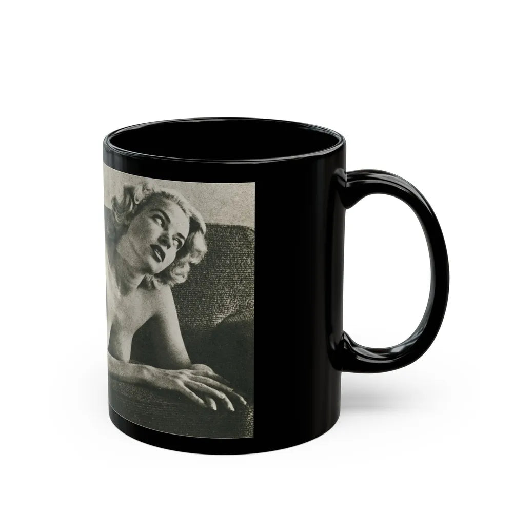 Eve Meyer #44 (Vintage Female Icon) Black Coffee Mug-Go Mug Yourself