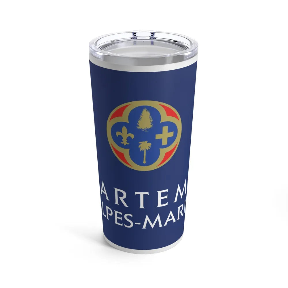 Flag of Alpes Maritimes France - Tumbler 20oz-20oz-Go Mug Yourself