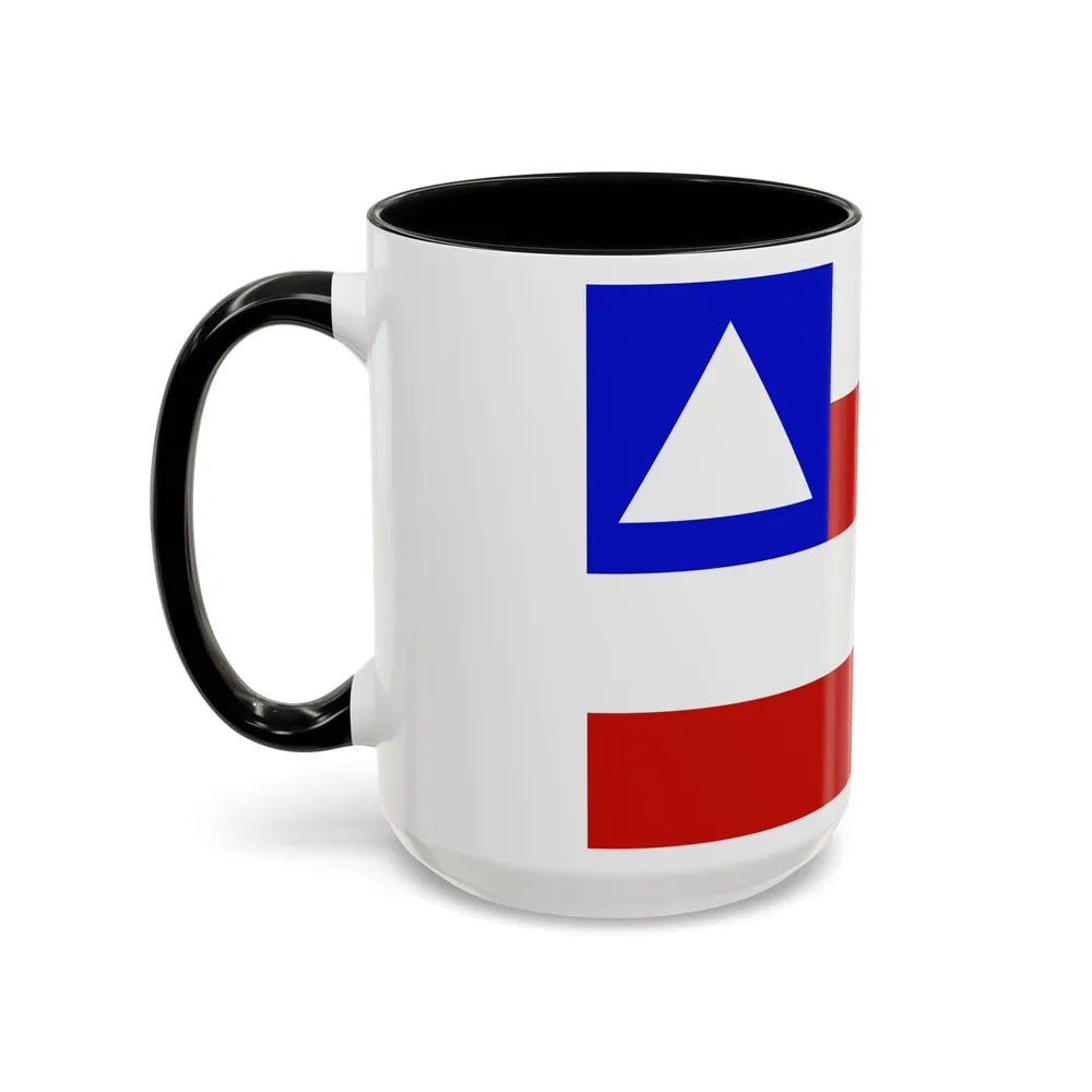 Flag of Bahia Brazil - Accent Coffee Mug-Go Mug Yourself