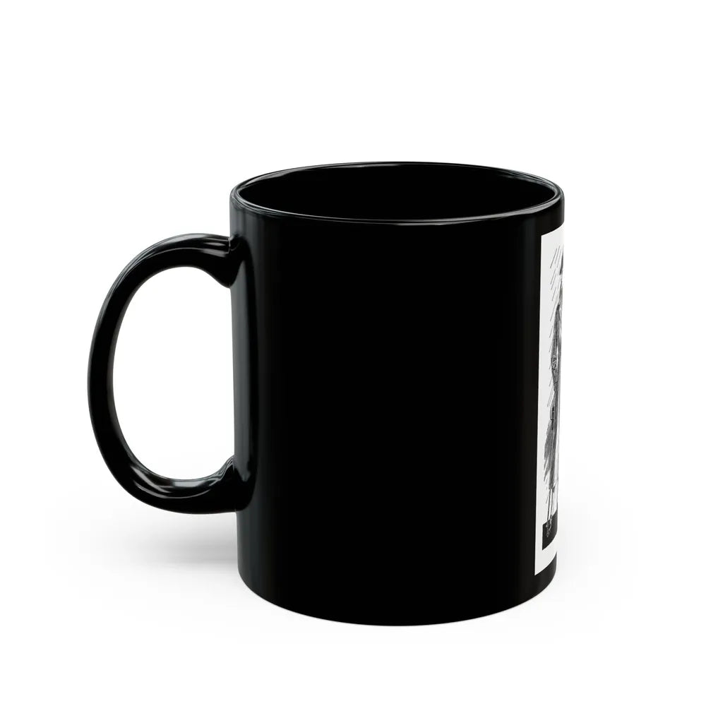 Burberry advertisement, 1937 (2) - Black Coffee Mug-Go Mug Yourself