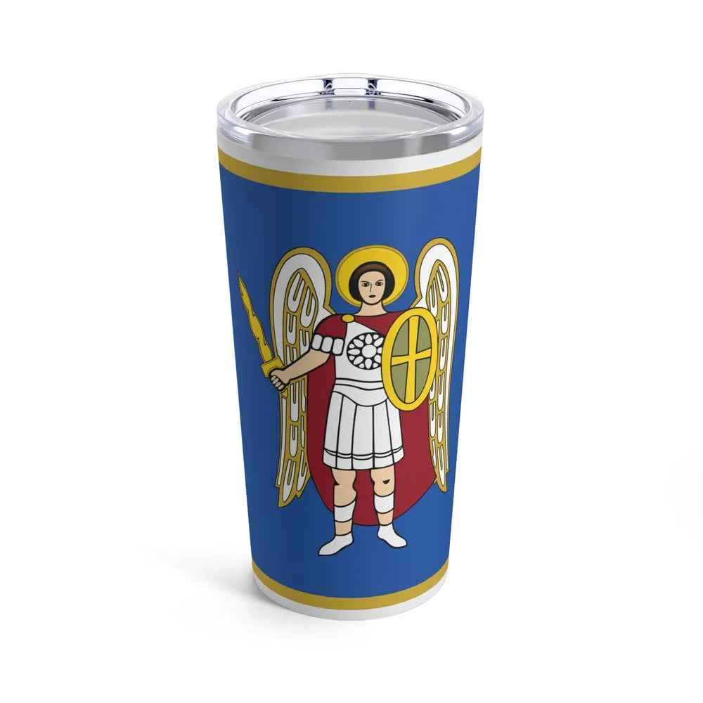 Flag of Kyiv Ukraine - Tumbler 20oz-20oz-Go Mug Yourself