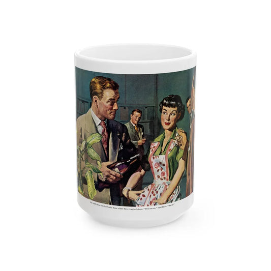 Female Conspiracy of One, 1950 - White Coffee Mug-15oz-Go Mug Yourself