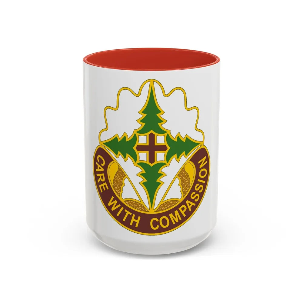 Madigan Medical Center (U.S. Army) Accent Coffee Mug-15oz-Red-Go Mug Yourself