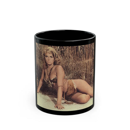 Julie Ege #99 (Vintage Female Icon) Black Coffee Mug-11oz-Go Mug Yourself