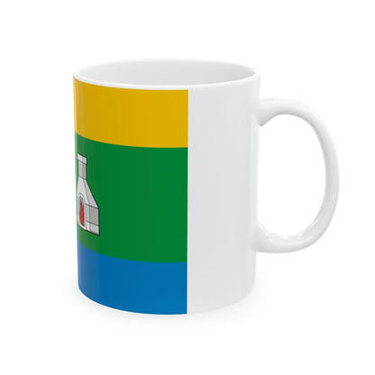 Flag of Yekaterinburg Russia - White Coffee Mug-Go Mug Yourself