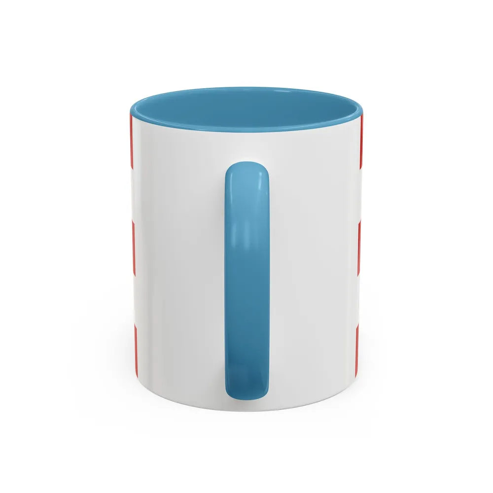 Flag of Cuneo Italy - Accent Coffee Mug-Go Mug Yourself