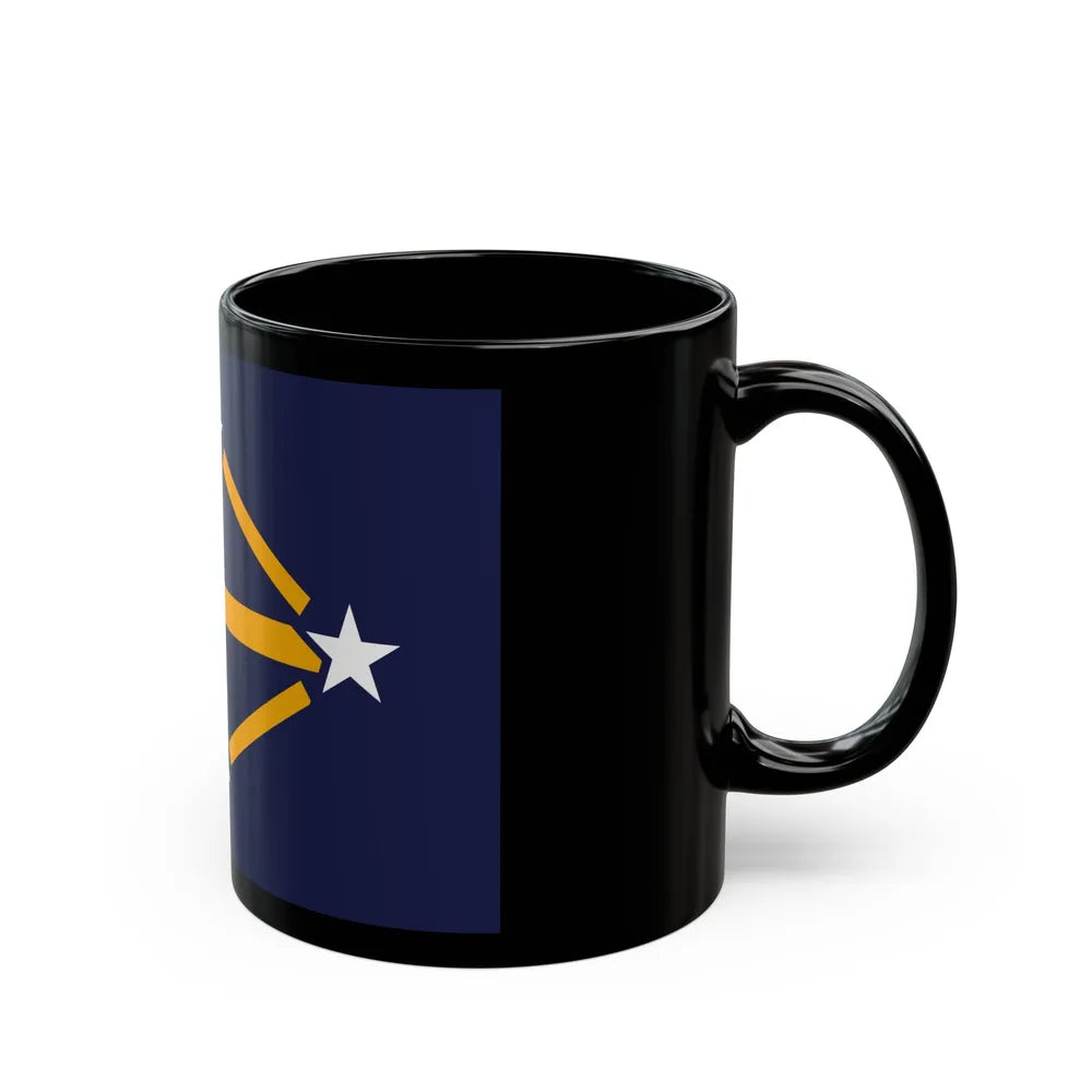 Flag of Imperial Japanese Antarctic Expedition - Black Coffee Mug-Go Mug Yourself