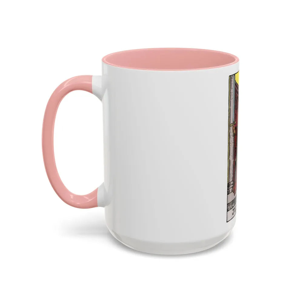 Justice (Tarot Card) Accent Coffee Mug-Go Mug Yourself