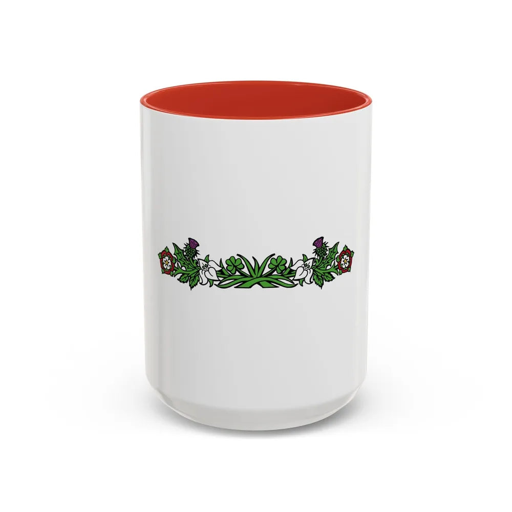 Canadian Compartment - Accent Coffee Mug-15oz-Red-Go Mug Yourself