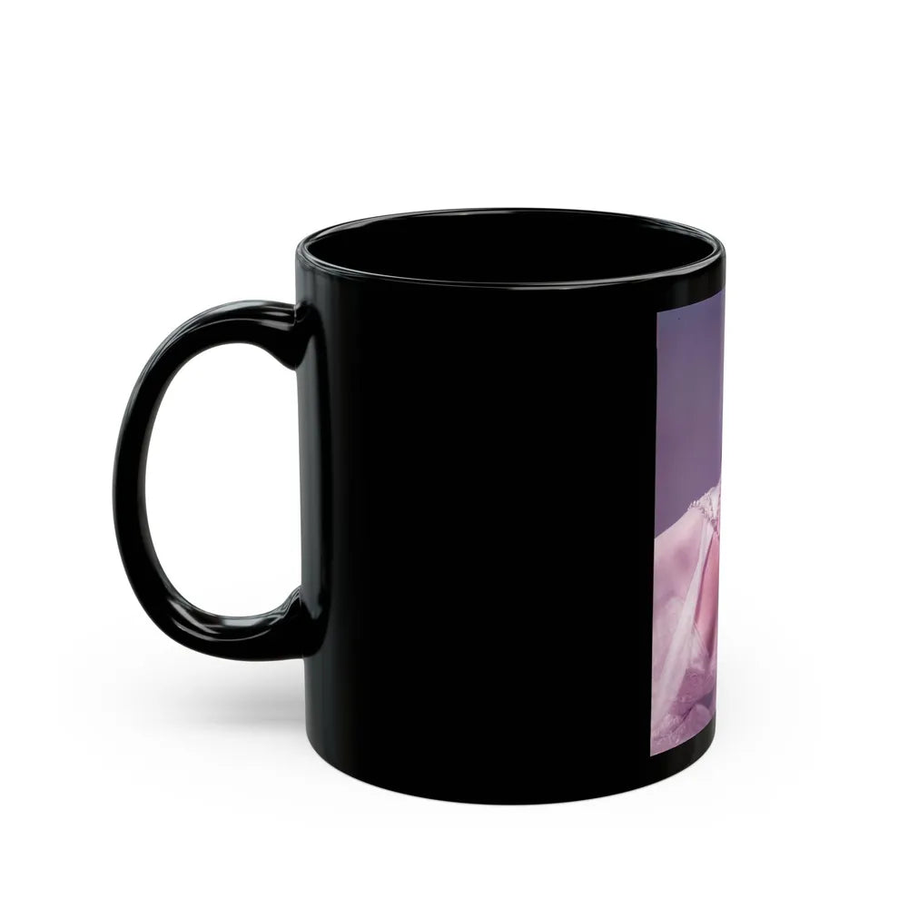 Barbara Rush #180 (Vintage Female Icon) Black Coffee Mug-Go Mug Yourself