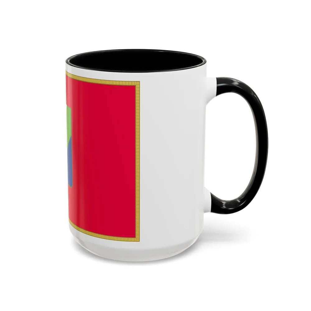 Flag of Abruzzo Italy - Accent Coffee Mug-Go Mug Yourself