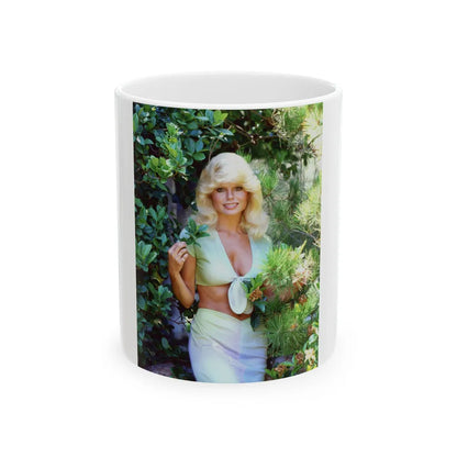 Loni Anderson #68 (Vintage Female Icon) White Coffee Mug-11oz-Go Mug Yourself