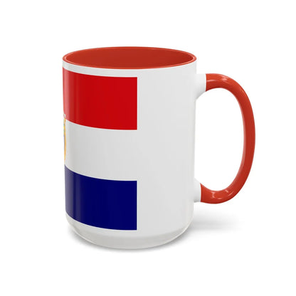 Flag of Guaranda Ecuador - Accent Coffee Mug-Go Mug Yourself