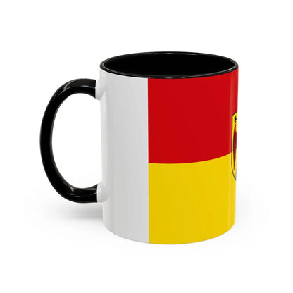 Flag of Burgenland Austria - Accent Coffee Mug-Go Mug Yourself