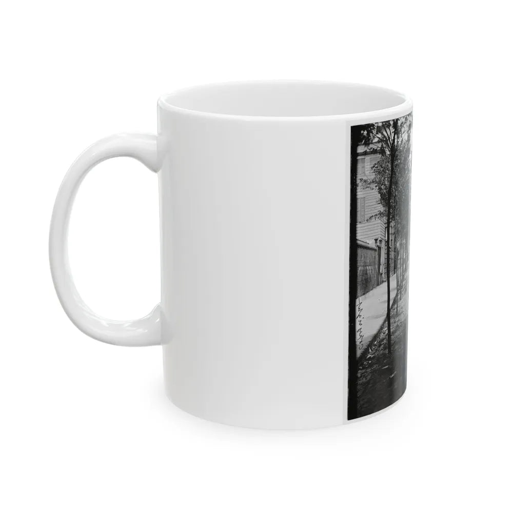 Charleston, S.C. Meeting Street, Near Broad; St. Michael's Church In Middle Distance (U.S. Civil War) White Coffee Mug-Go Mug Yourself