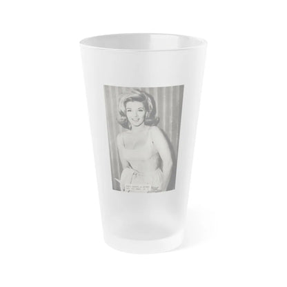 Nancy Kovack #37 (Vintage Female Icon) Frosted Pint 16oz-16oz-Frosted-Go Mug Yourself