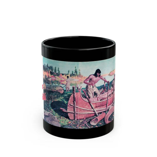 Conqueror of the Wilds, True Magazine, September 1946 - Black Coffee Mug-11oz-Go Mug Yourself