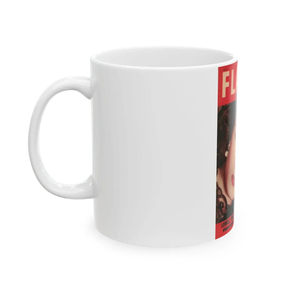 Faith Domergue #10 - Mag. Cover (Vintage Female Icon) White Coffee Mug-Go Mug Yourself