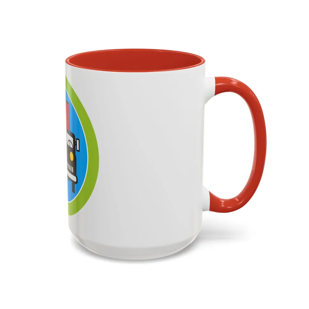 Truck Transportation (Boy Scout Merit Badge) Accent Coffee Mug-Go Mug Yourself