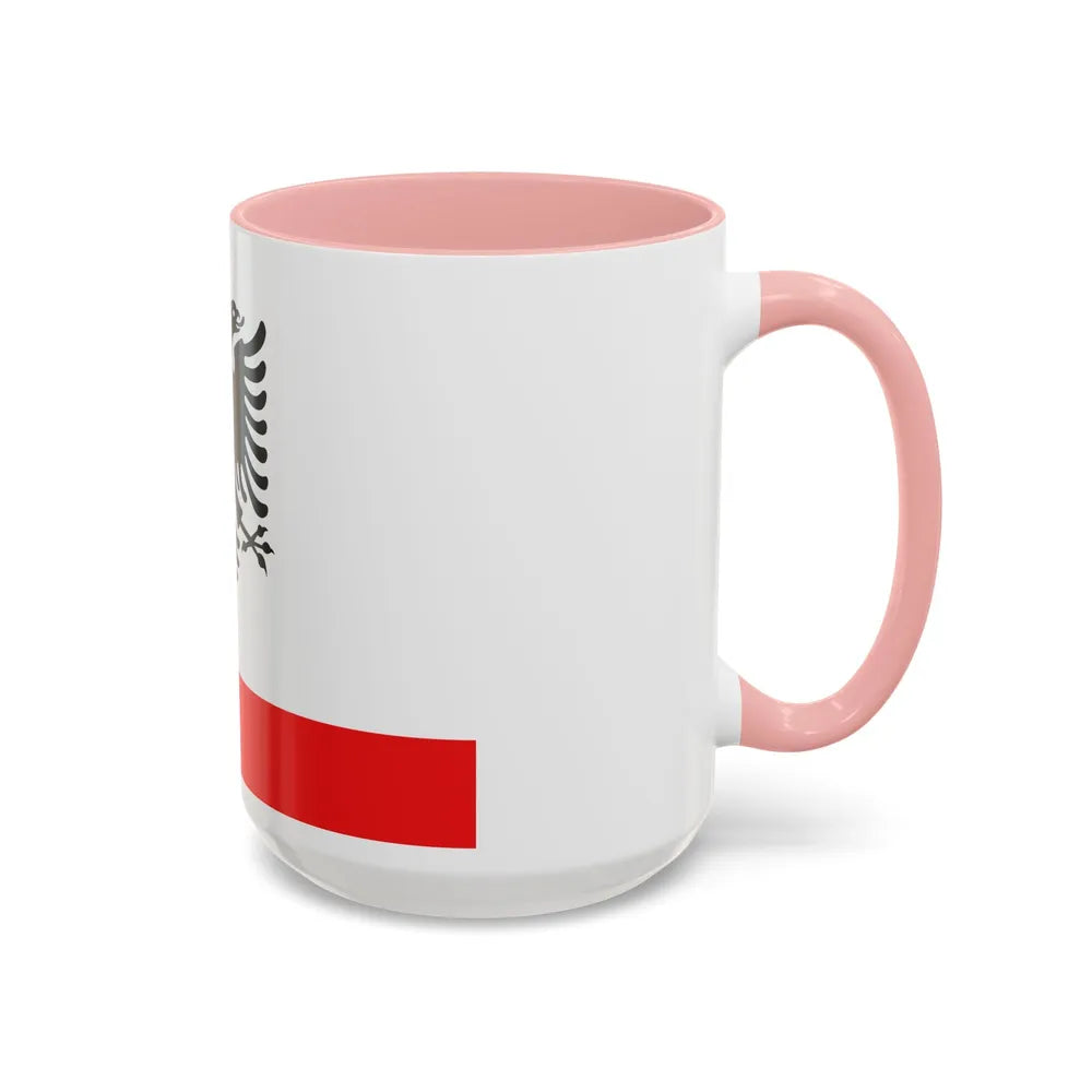 Naval Ensign of Albania - Accent Coffee Mug-Go Mug Yourself