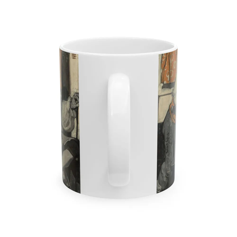 Captain Blood, American Magazine interior illustration - White Coffee Mug-Go Mug Yourself