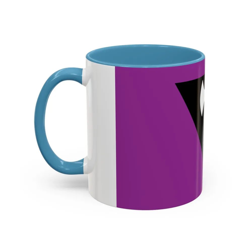 Labrys Lesbian Pride Flag - Accent Coffee Mug-Go Mug Yourself