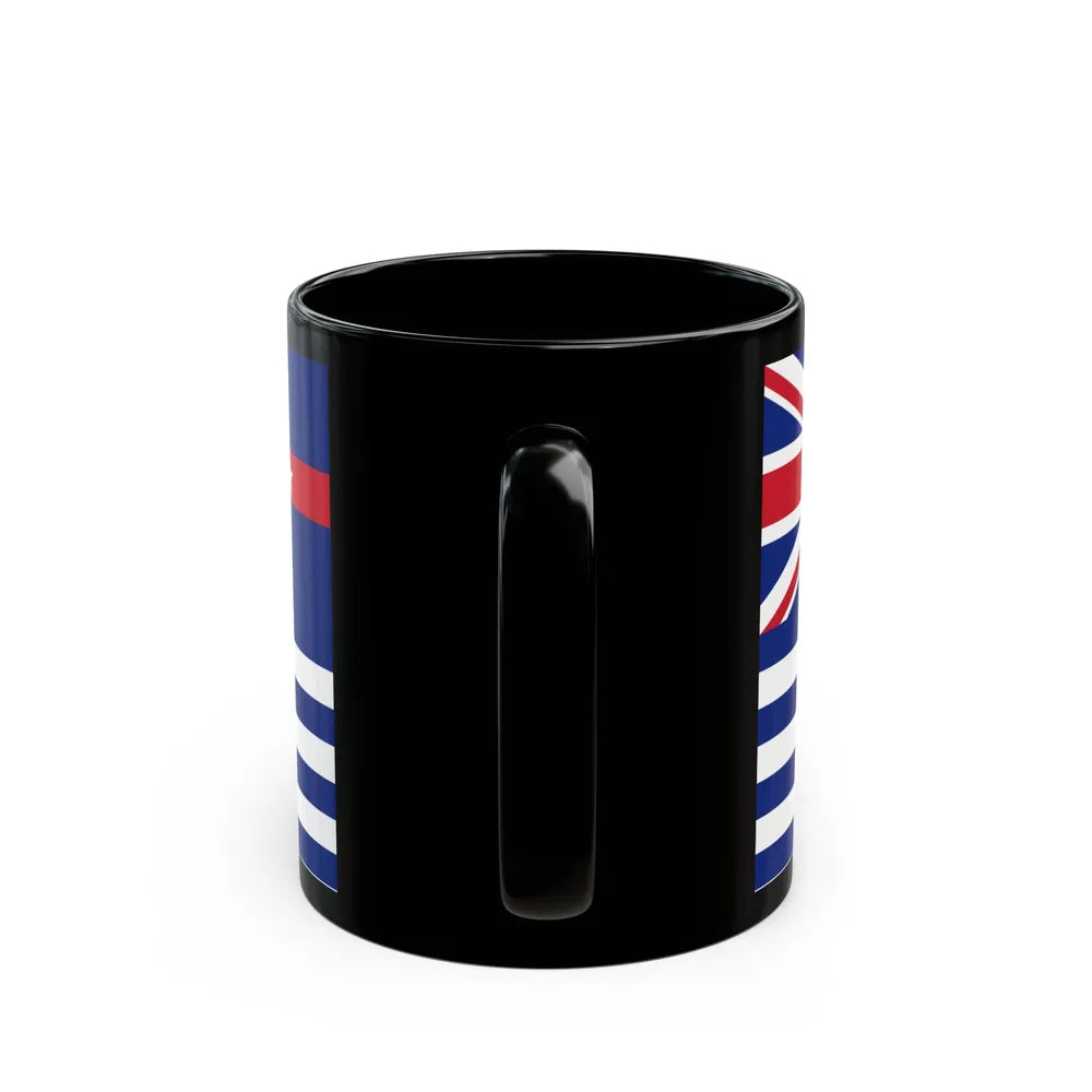 Upper Murray River Flag - Black Coffee Mug-Go Mug Yourself