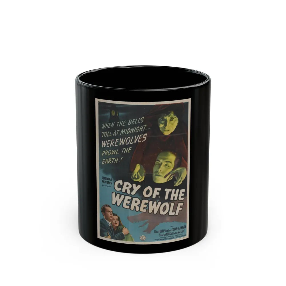 CRY OF THE WEREWOLF 1944 Movie Poster - Black Coffee Mug-11oz-Go Mug Yourself