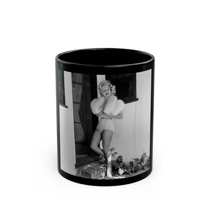 Greta Thyssen #79 (Vintage Female Icon) Black Coffee Mug-11oz-Go Mug Yourself