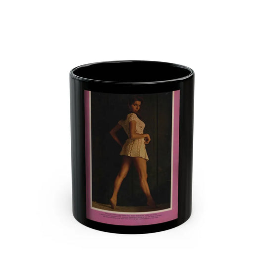 Victoria Vetri #48 - Playboy Mag. May '68 - 1 Photo & Caption (Vintage Female Icon) Black Coffee Mug-11oz-Go Mug Yourself