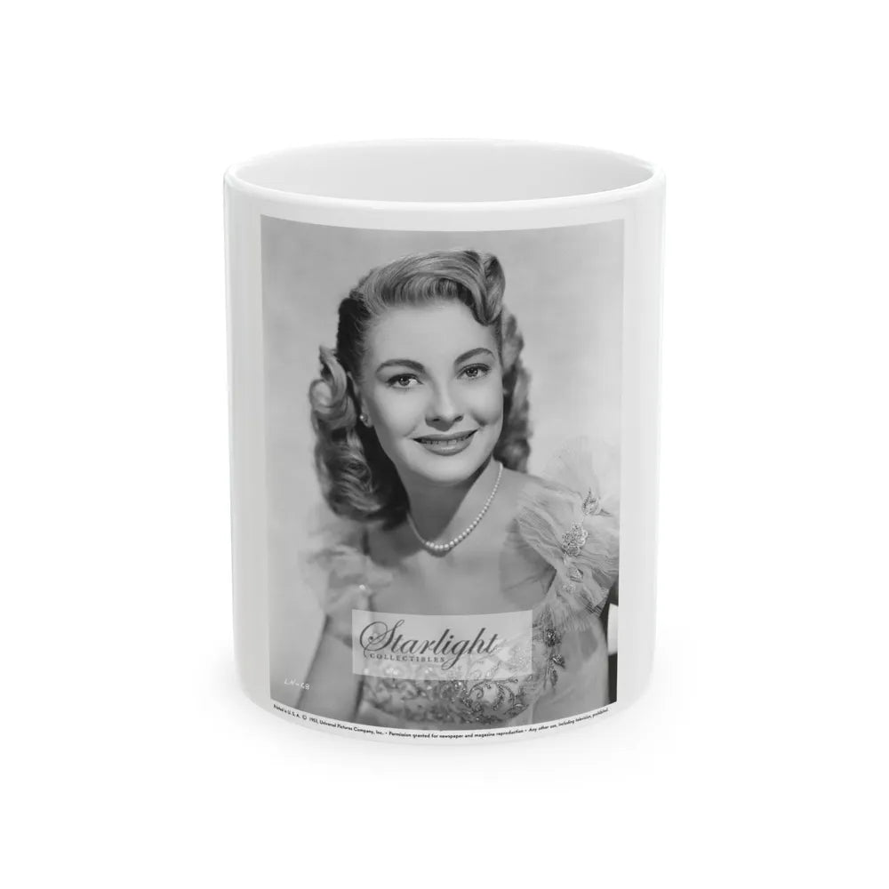 Lori Nelson #05 (Vintage Female Icon) White Coffee Mug-11oz-Go Mug Yourself