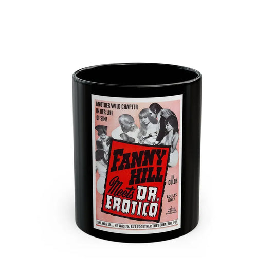 FANNY HILL MEETS DR.EROTICO 1967 Movie Poster - Black Coffee Mug-11oz-Go Mug Yourself