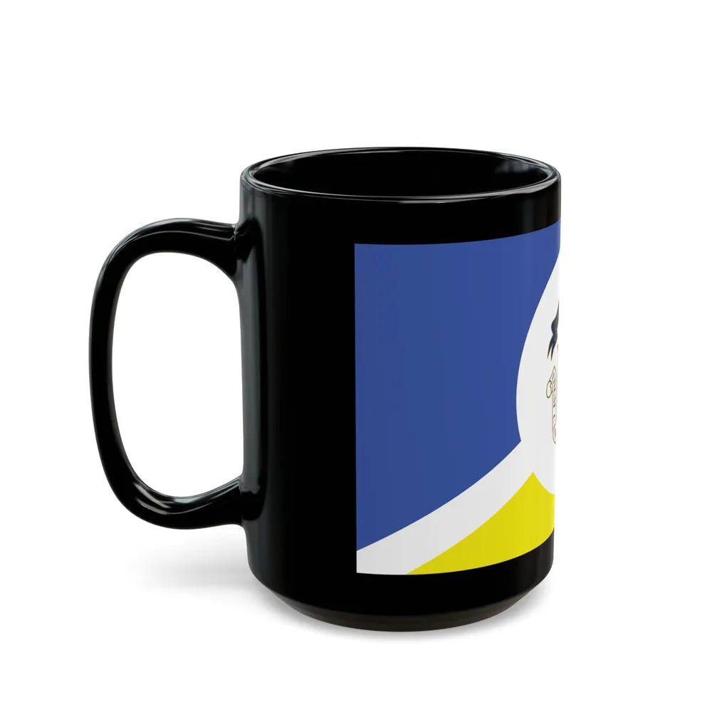 Flag of Winnipeg Canada - Black Coffee Mug-Go Mug Yourself