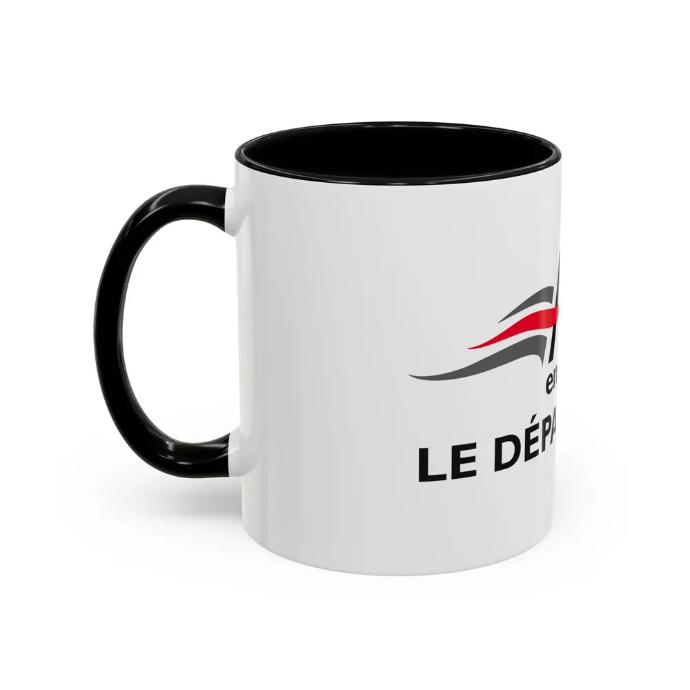 Flag of Aube France - Accent Coffee Mug-Go Mug Yourself