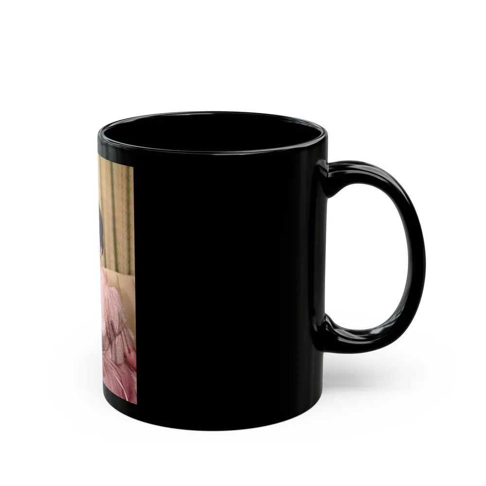 Jeanne Crain #123 (Vintage Female Icon) Black Coffee Mug-Go Mug Yourself