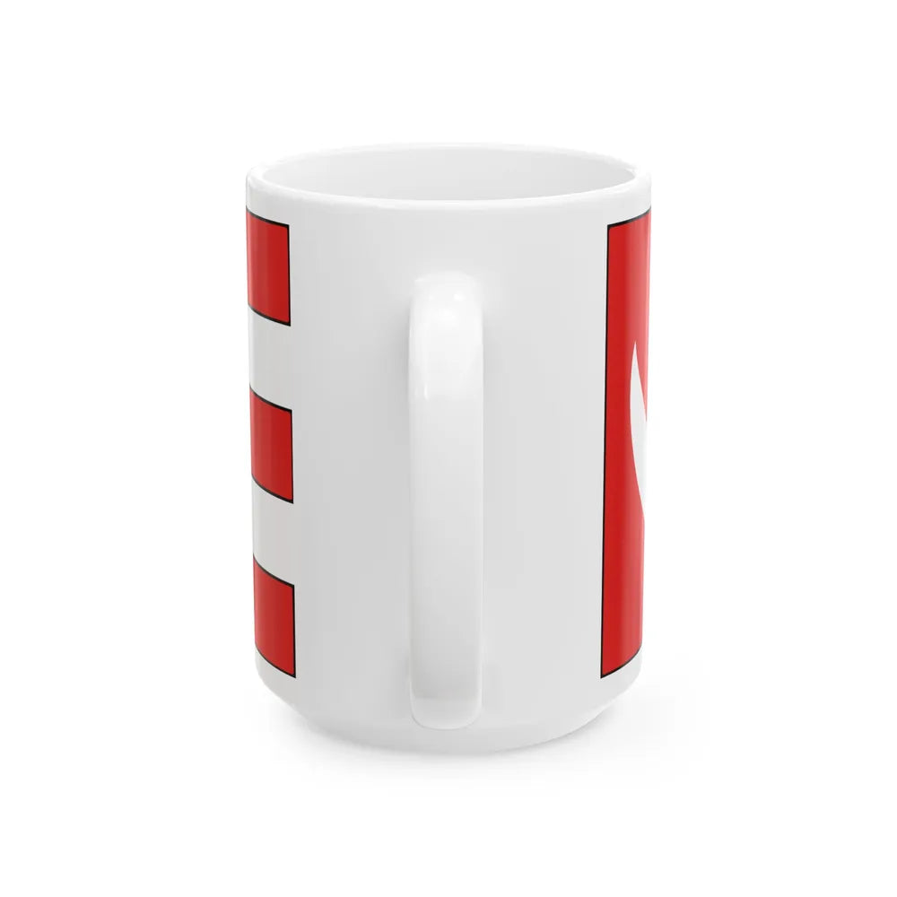 Flag of Tunis during 14th century - White Coffee Mug-Go Mug Yourself