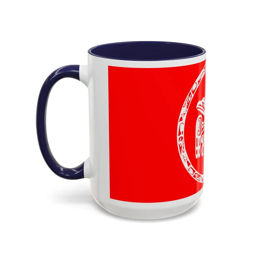 Haida Flag - Accent Coffee Mug-Go Mug Yourself