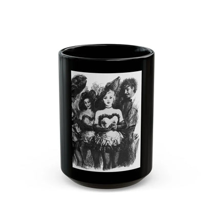 Diplomat's Lady, Woman's Day, September 1954 - Black Coffee Mug-15oz-Go Mug Yourself