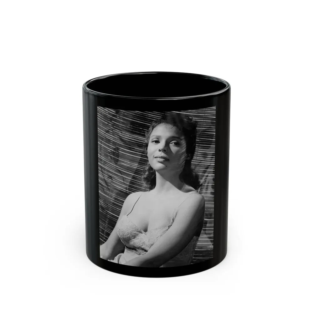 Dorothy Dandridge #91 (Vintage Female Icon) Black Coffee Mug-11oz-Go Mug Yourself