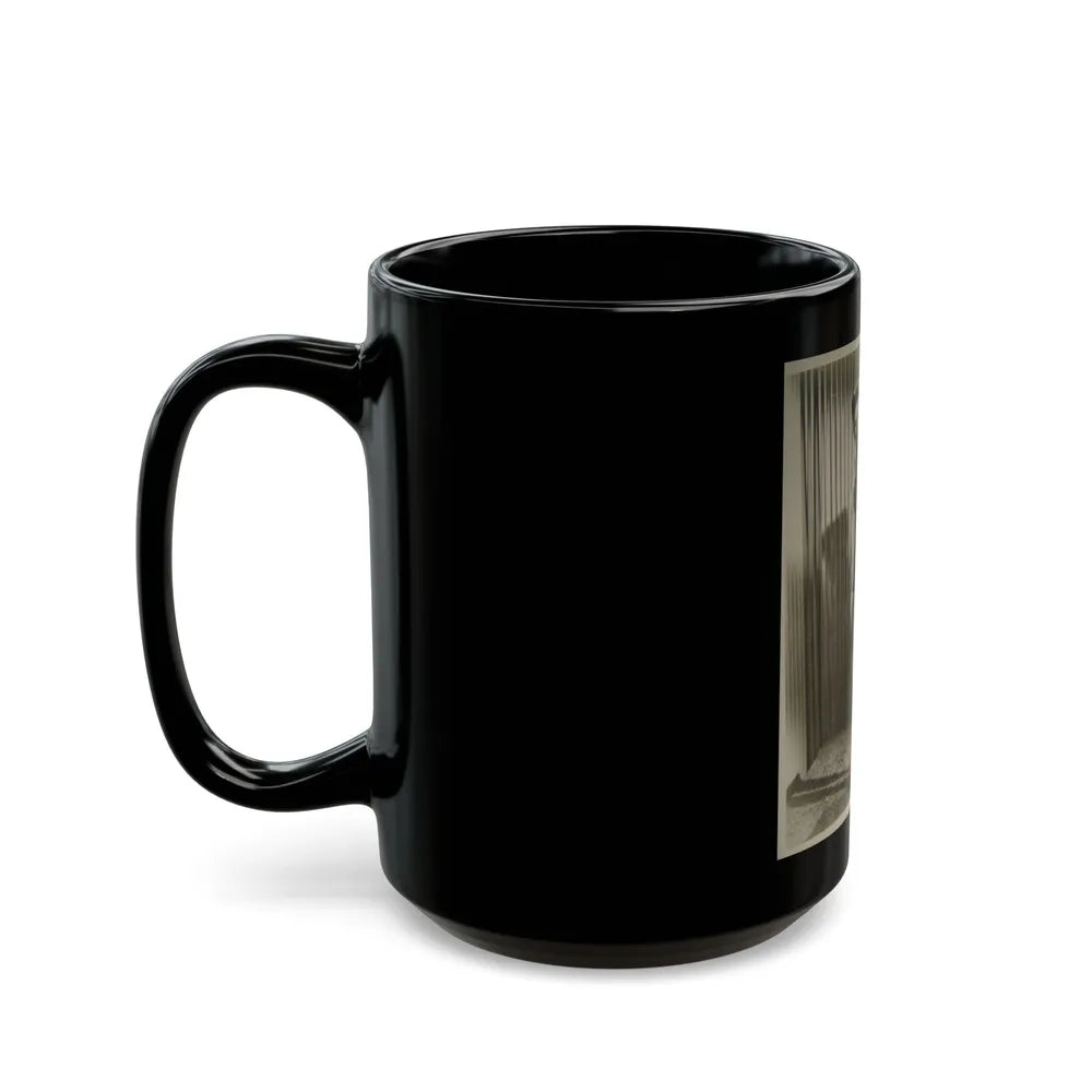 Coleen Gray #01 (Vintage Female Icon) Black Coffee Mug-Go Mug Yourself