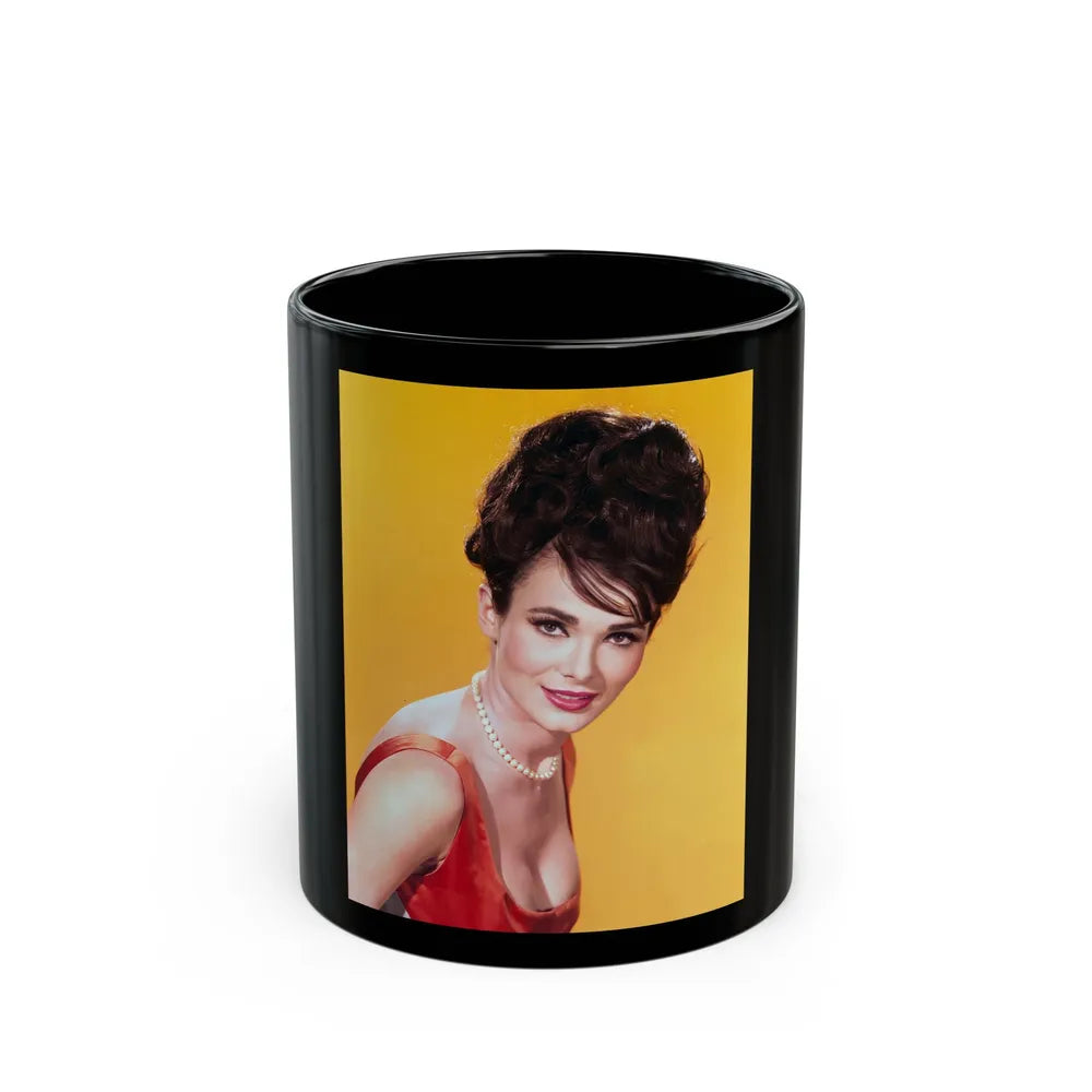 Gila Golan #47 (Vintage Female Icon) Black Coffee Mug-11oz-Go Mug Yourself